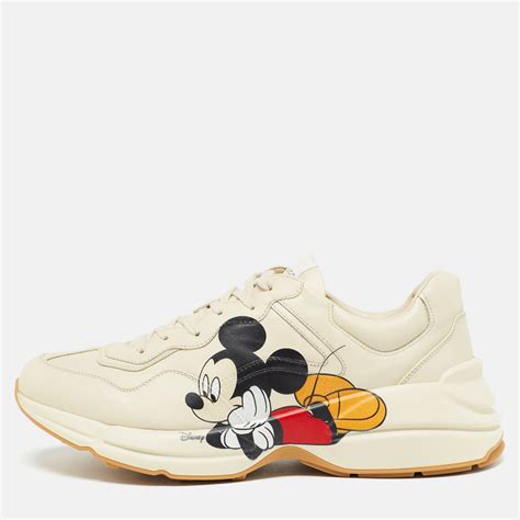 disney gucci ace sneakers|Gucci rhyton sneakers mickey mouse.